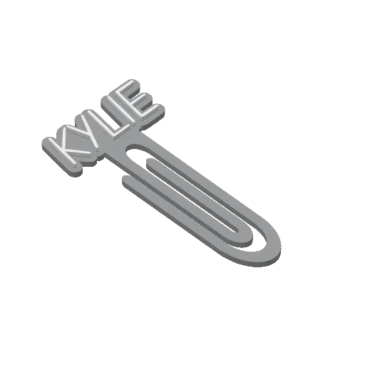 Miniatura 253 do modelo 3D Personalized Name Bookmarks