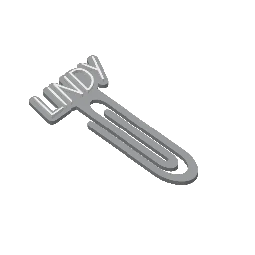 Miniatura 274 do modelo 3D Personalized Name Bookmarks