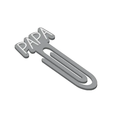Miniatura 360 do modelo 3D Personalized Name Bookmarks