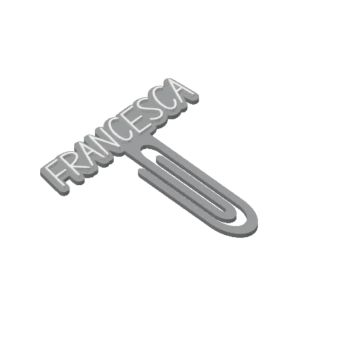 Miniatura 152 do modelo 3D Personalized Name Bookmarks