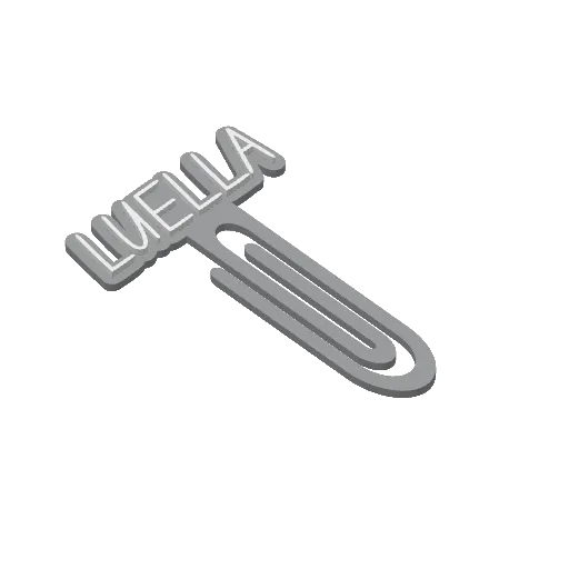 Miniatura 282 do modelo 3D Personalized Name Bookmarks