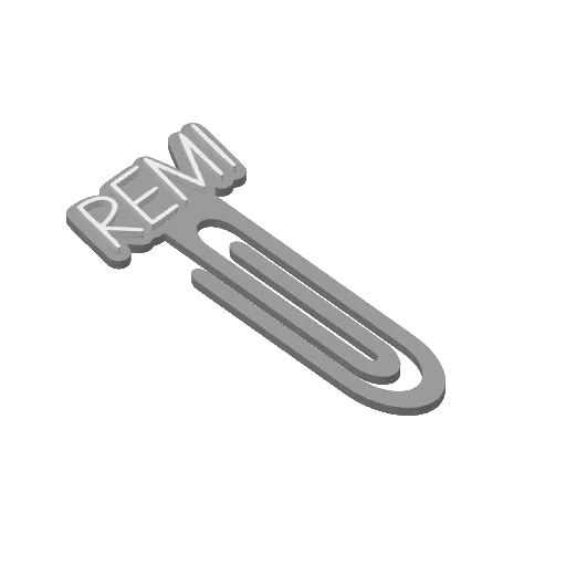 Miniatura 376 do modelo 3D Personalized Name Bookmarks