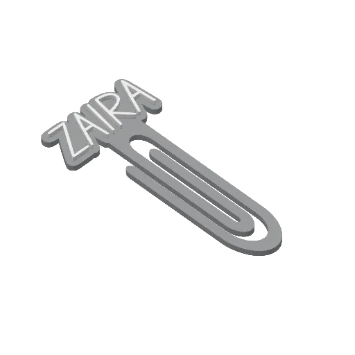 Miniatura 456 do modelo 3D Personalized Name Bookmarks