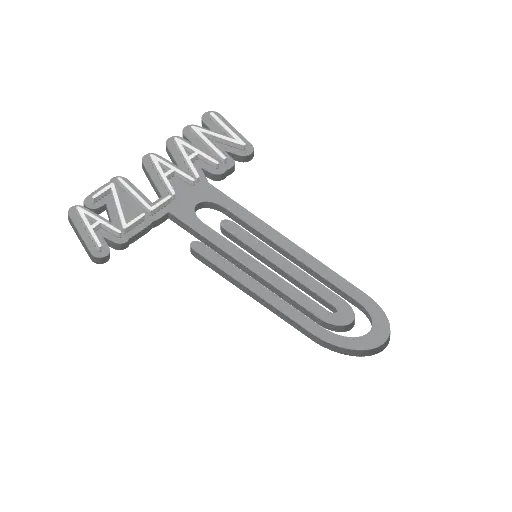 Miniatura 49 do modelo 3D Personalized Name Bookmarks