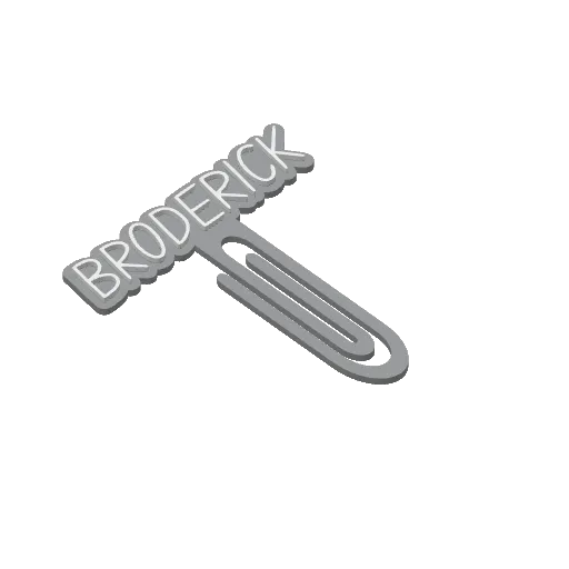 Miniatura 65 do modelo 3D Personalized Name Bookmarks