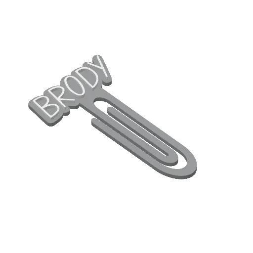Miniatura 66 do modelo 3D Personalized Name Bookmarks