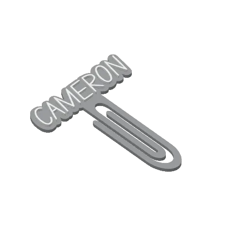Miniatura 73 do modelo 3D Personalized Name Bookmarks