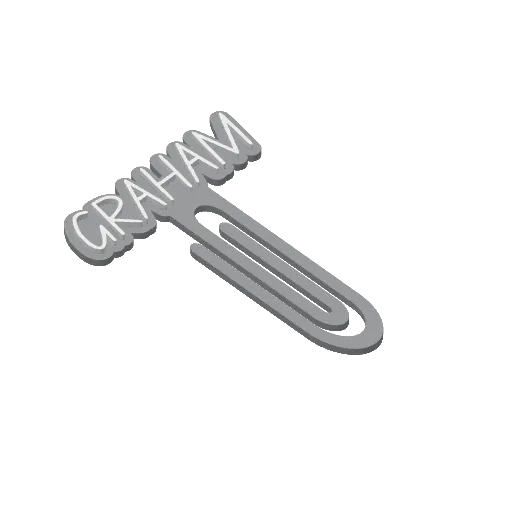 Miniatura 166 do modelo 3D Personalized Name Bookmarks