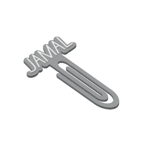 Miniatura 198 do modelo 3D Personalized Name Bookmarks