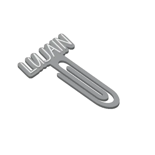 Miniatura 283 do modelo 3D Personalized Name Bookmarks