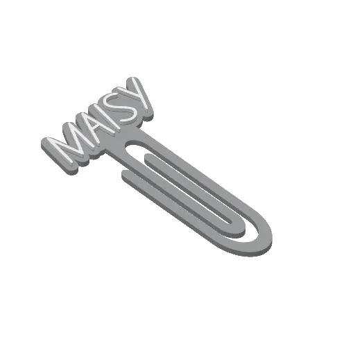 Miniatura 293 do modelo 3D Personalized Name Bookmarks