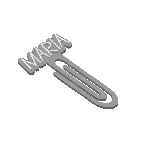 Miniatura 298 do modelo 3D Personalized Name Bookmarks