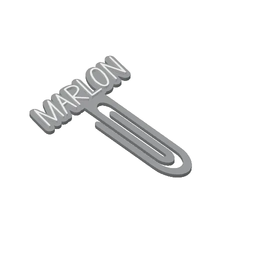 Miniatura 300 do modelo 3D Personalized Name Bookmarks