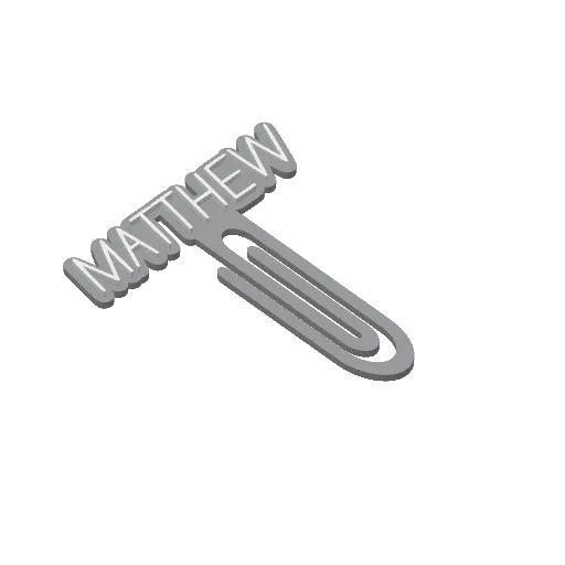 Miniatura 307 do modelo 3D Personalized Name Bookmarks