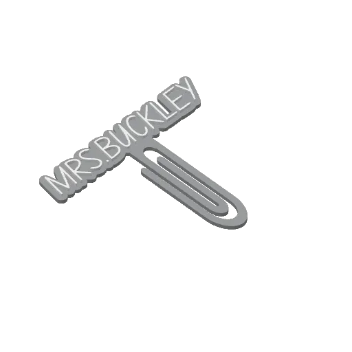 Miniatura 327 do modelo 3D Personalized Name Bookmarks