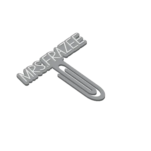 Miniatura 329 do modelo 3D Personalized Name Bookmarks