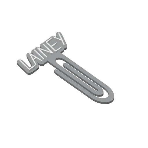 Miniatura 257 do modelo 3D Personalized Name Bookmarks