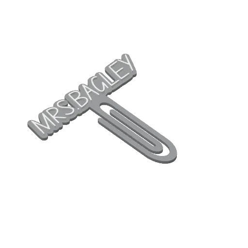Miniatura 326 do modelo 3D Personalized Name Bookmarks