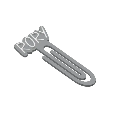 Miniatura 388 do modelo 3D Personalized Name Bookmarks
