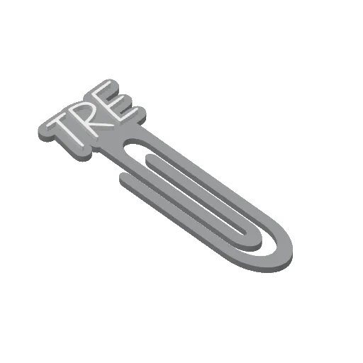 Miniatura 431 do modelo 3D Personalized Name Bookmarks