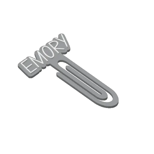 Miniatura 136 do modelo 3D Personalized Name Bookmarks