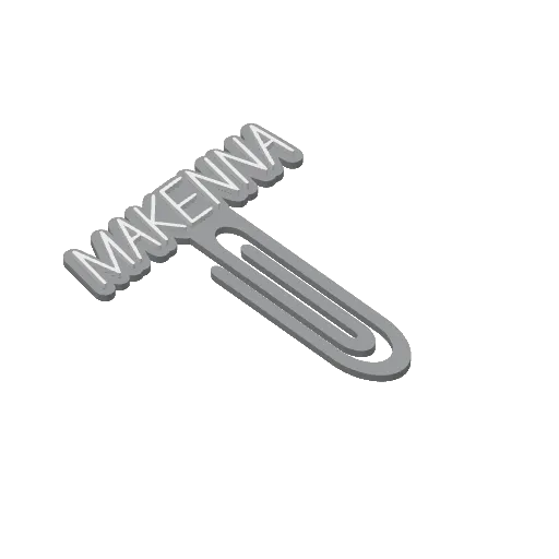 Miniatura 295 do modelo 3D Personalized Name Bookmarks