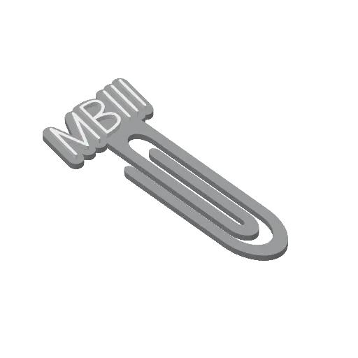 Miniatura 311 do modelo 3D Personalized Name Bookmarks