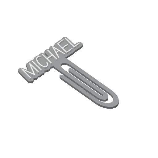 Miniatura 317 do modelo 3D Personalized Name Bookmarks
