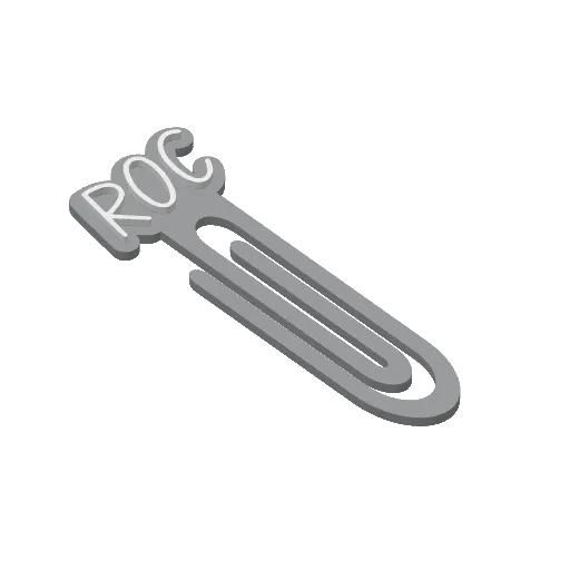 Miniatura 384 do modelo 3D Personalized Name Bookmarks