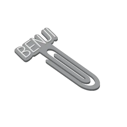 Miniatura 54 do modelo 3D Personalized Name Bookmarks