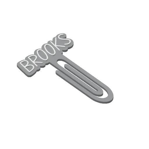 Miniatura 67 do modelo 3D Personalized Name Bookmarks