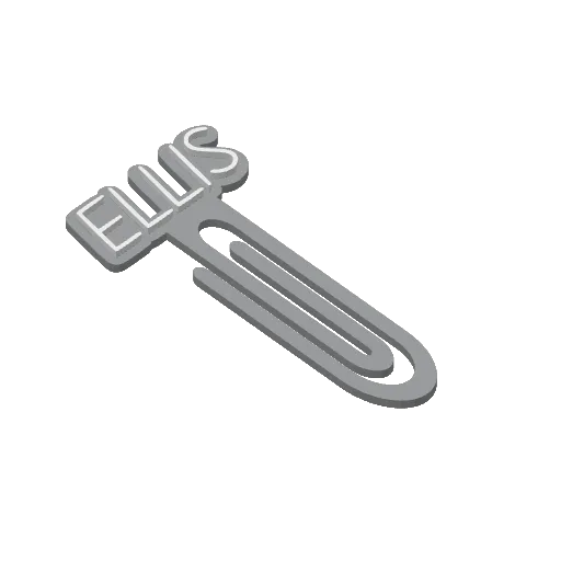 Miniatura 127 do modelo 3D Personalized Name Bookmarks
