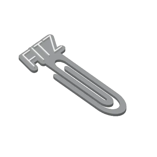 Miniatura 150 do modelo 3D Personalized Name Bookmarks