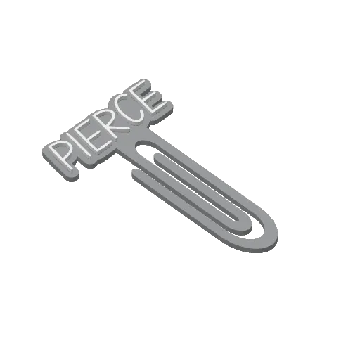 Miniatura 365 do modelo 3D Personalized Name Bookmarks