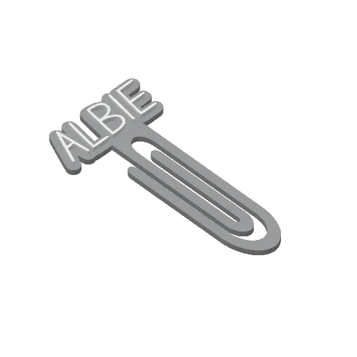 Miniatura 9 do modelo 3D Personalized Name Bookmarks