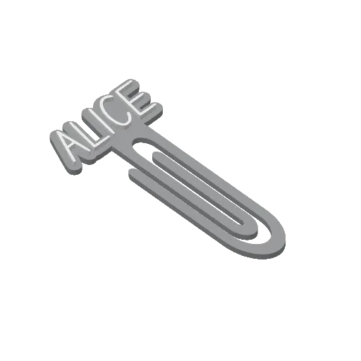 Miniatura 15 do modelo 3D Personalized Name Bookmarks