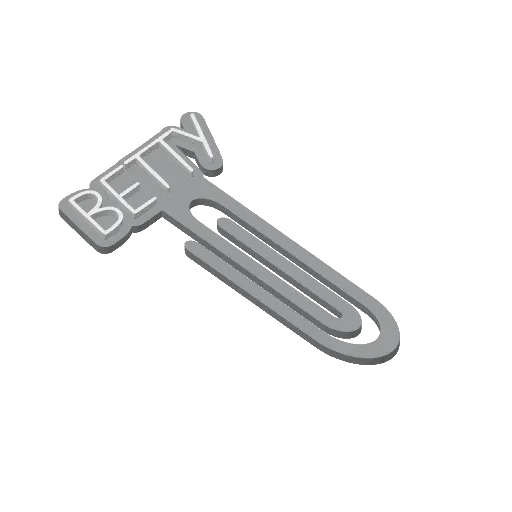 Miniatura 56 do modelo 3D Personalized Name Bookmarks