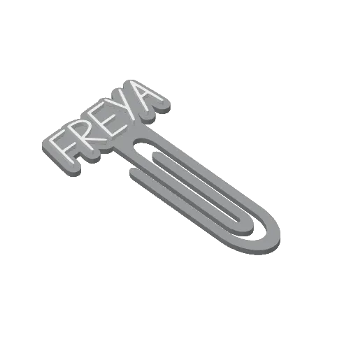 Miniatura 155 do modelo 3D Personalized Name Bookmarks