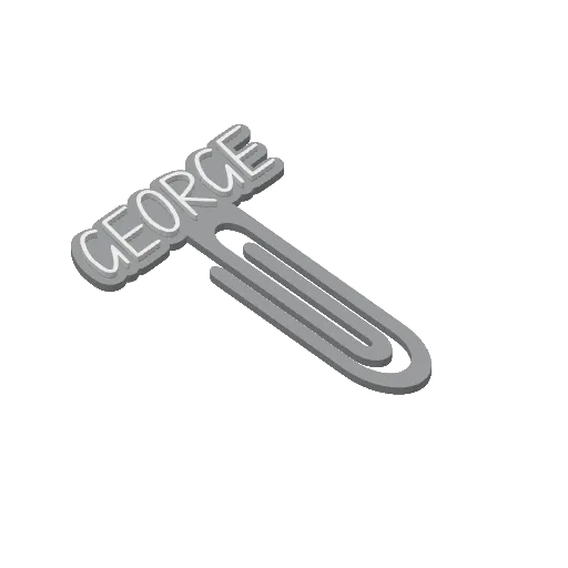 Miniatura 161 do modelo 3D Personalized Name Bookmarks