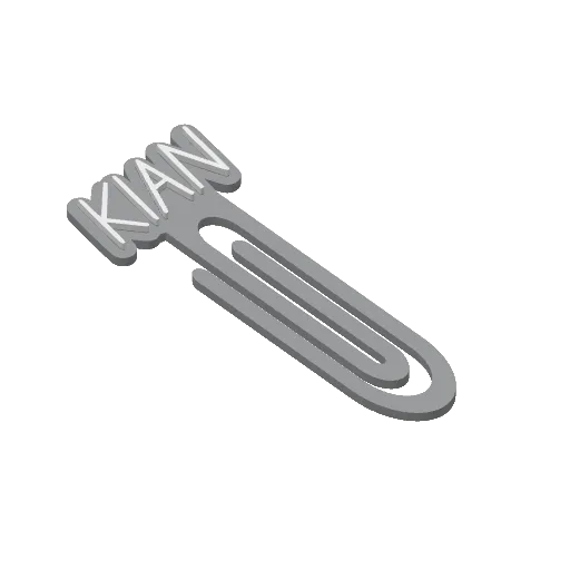 Miniatura 244 do modelo 3D Personalized Name Bookmarks