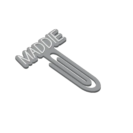 Miniatura 288 do modelo 3D Personalized Name Bookmarks