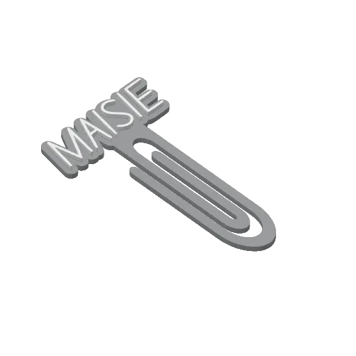 Miniatura 292 do modelo 3D Personalized Name Bookmarks