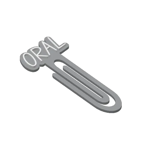 Miniatura 355 do modelo 3D Personalized Name Bookmarks