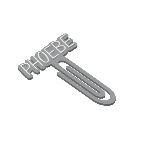 Miniatura 364 do modelo 3D Personalized Name Bookmarks