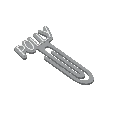 Miniatura 367 do modelo 3D Personalized Name Bookmarks