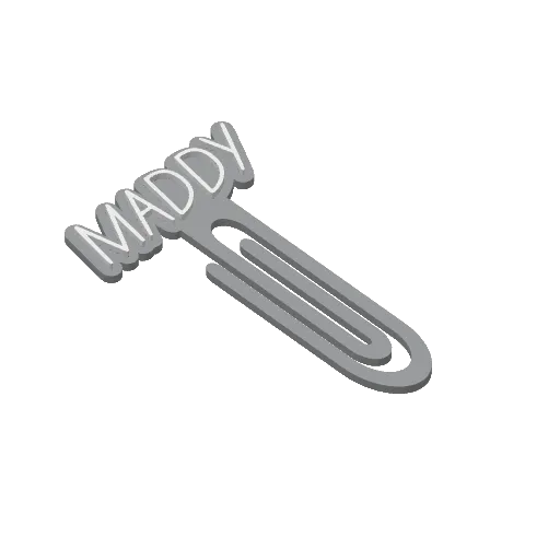 Miniatura 289 do modelo 3D Personalized Name Bookmarks