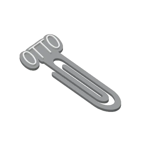 Miniatura 356 do modelo 3D Personalized Name Bookmarks