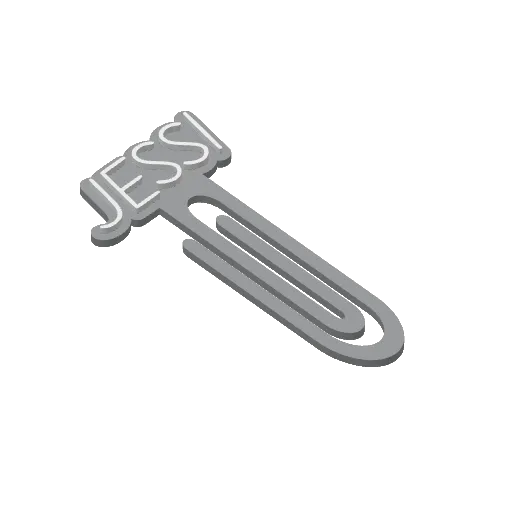Miniatura 217 do modelo 3D Personalized Name Bookmarks
