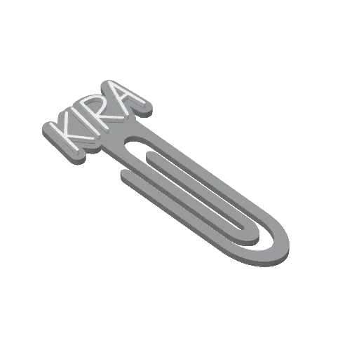 Miniatura 247 do modelo 3D Personalized Name Bookmarks