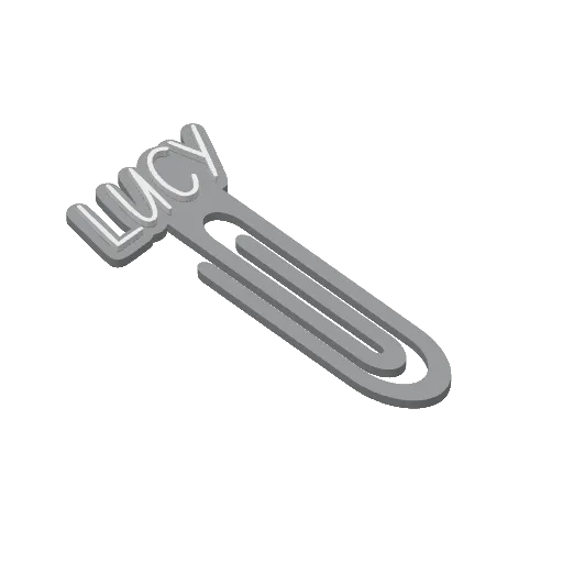 Miniatura 281 do modelo 3D Personalized Name Bookmarks
